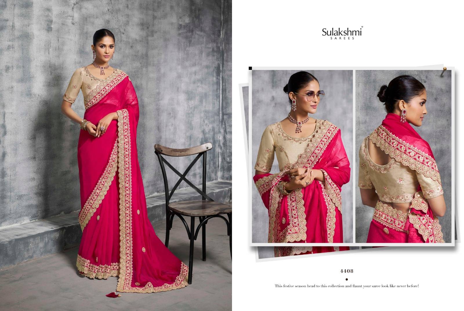 Kashira By Sulakshmi 4401 To 4412 Series Indian Traditional Wear Collection Fancy Colorful Party Wear Premium TissueSaree At Wholesale Price